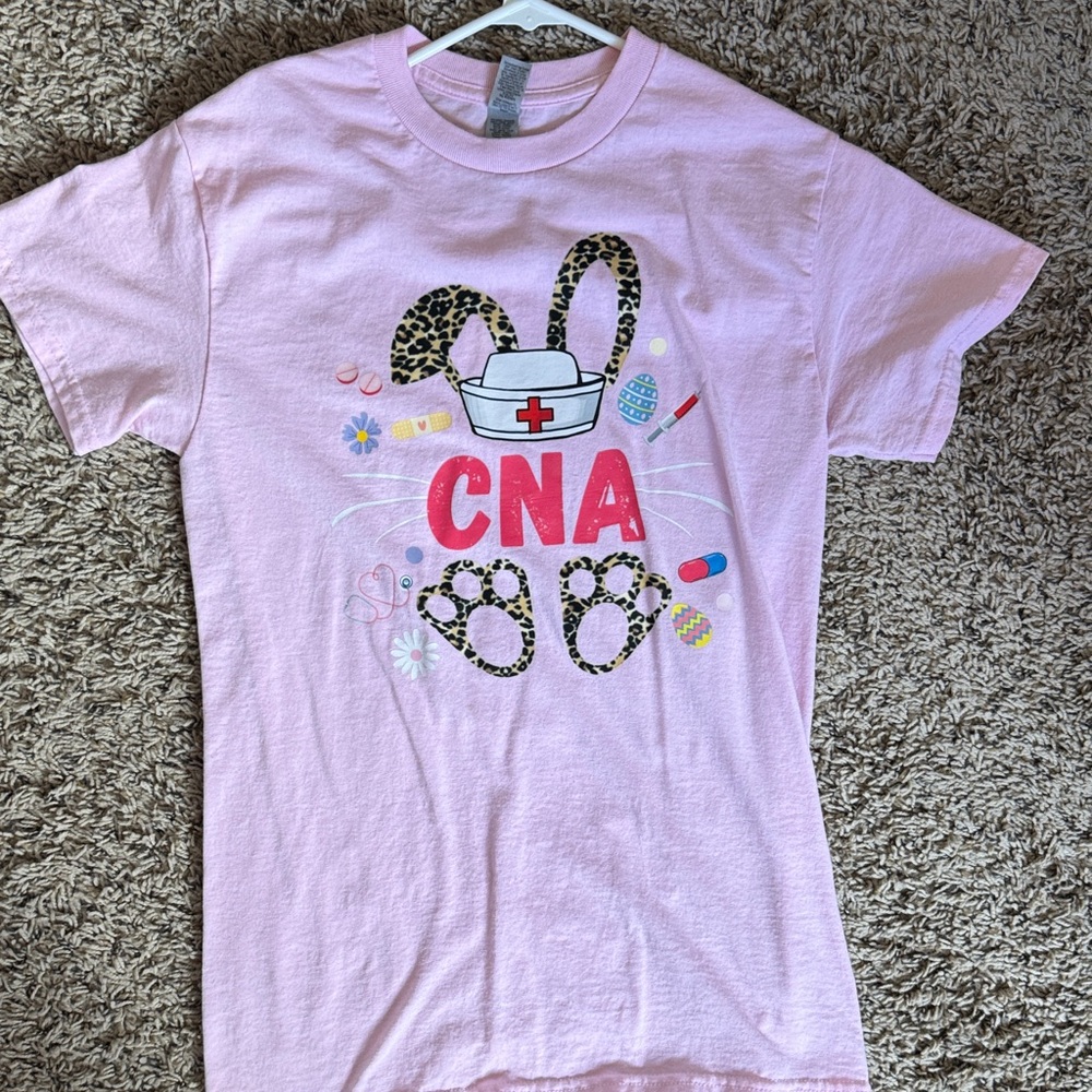 Pink CNA Easter Shirt